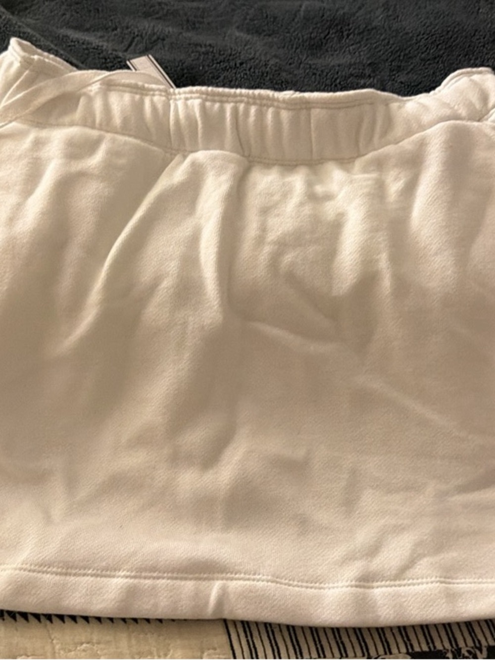PINK Victoria's Secret Girls' Cream Elastic-Waist Skirt